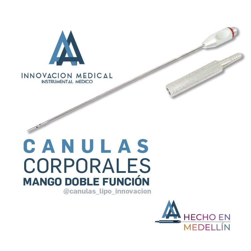 CANULAS-CORPORALES-MANGO-DOBLE-FUNCION Medellin Colombia